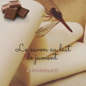 savon lait de jument chocolat