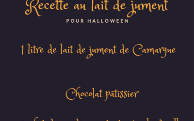 Recette de cuisine au lait de jument pour Halloween